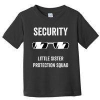 Funny Wedding Security Little Sister Protection Squad Toddler T-Shirt