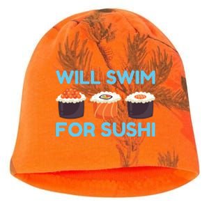 Funny Will Swim For Sushi Graphic Plus Size Shirt For Girl Boy Unisex Kati - Camo Knit Beanie