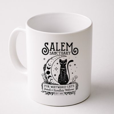 Funny Witch Salem Home For Wayward Black Cats 1692 Halloween Coffee Mug