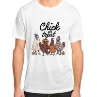 Funny Witch Spooky Chicken Halloween Costume Chick Or Treat Adult ChromaSoft Performance T-Shirt