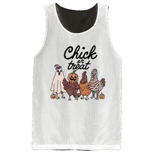 Funny Witch Spooky Chicken Halloween Costume Chick Or Treat Mesh Reversible Basketball Jersey Tank