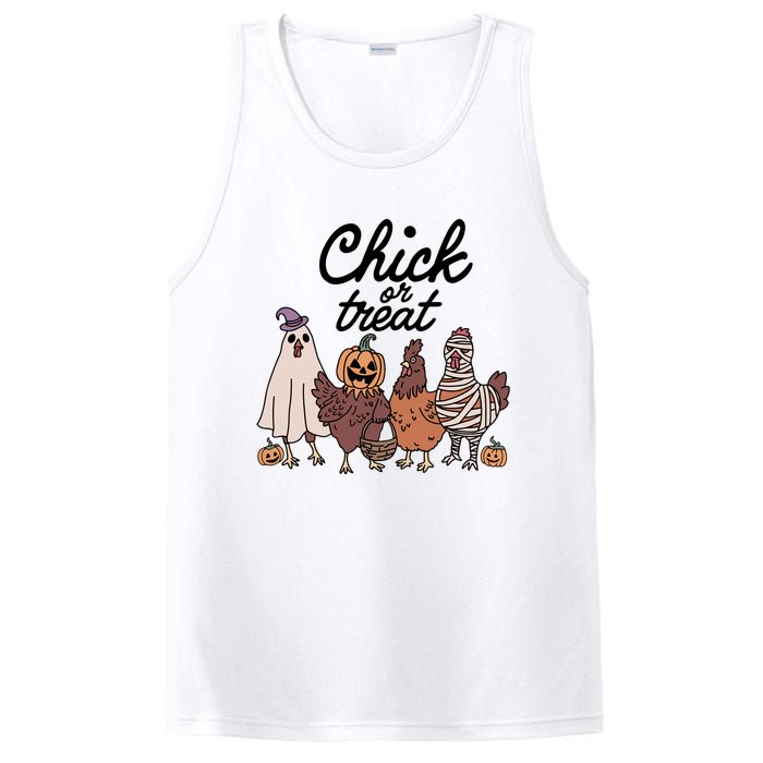 Funny Witch Spooky Chicken Halloween Costume Chick Or Treat PosiCharge Competitor Tank