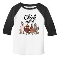 Funny Witch Spooky Chicken Halloween Costume Chick Or Treat Toddler Fine Jersey T-Shirt