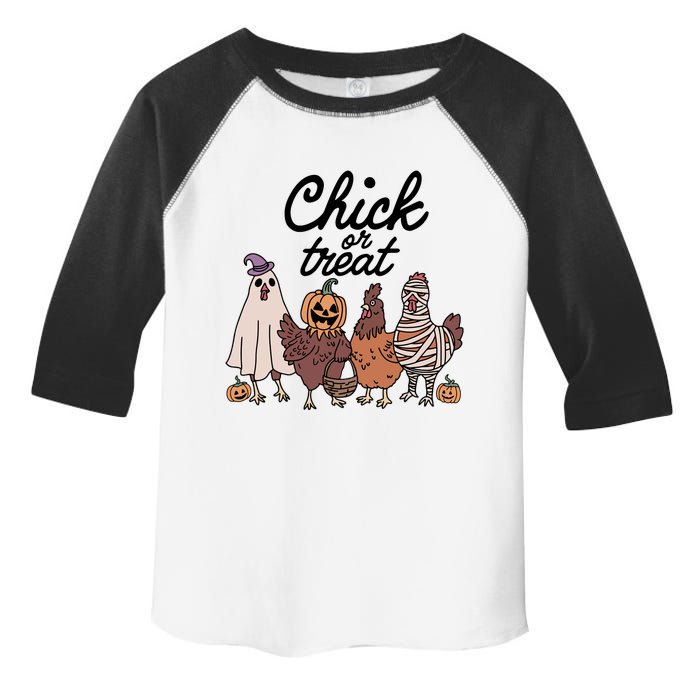 Funny Witch Spooky Chicken Halloween Costume Chick Or Treat Toddler Fine Jersey T-Shirt