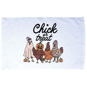 Funny Witch Spooky Chicken Halloween Costume Chick Or Treat Microfiber Hand Towel