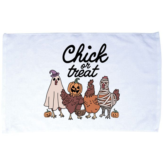 Funny Witch Spooky Chicken Halloween Costume Chick Or Treat Microfiber Hand Towel