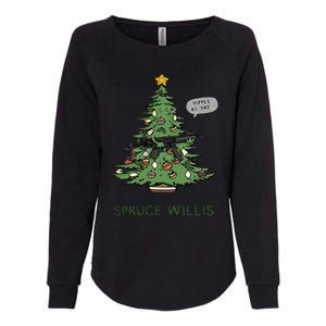 Funny Willis spruce Scary Christmas tree Family Pajamas Womens California Wash Sweatshirt