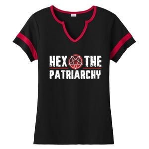 Feminist Witch Smash The Patriarchy Hex The Patriarchy Gift Ladies Halftime Notch Neck Tee