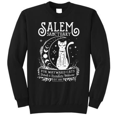 Funny Witch Salem Home For Wayward Black Cats 1692 Halloween Sweatshirt