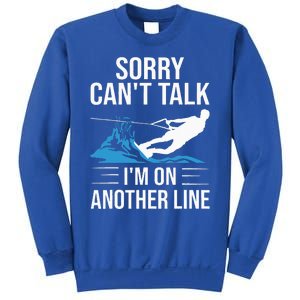 Funny Water Ski Designs For Women Water Skier Athletes Sweatshirt