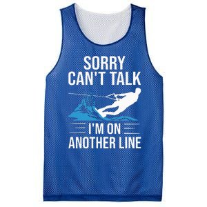 Funny Water Ski Designs For Women Water Skier Athletes Mesh Reversible Basketball Jersey Tank