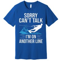 Funny Water Ski Designs For Women Water Skier Athletes Premium T-Shirt