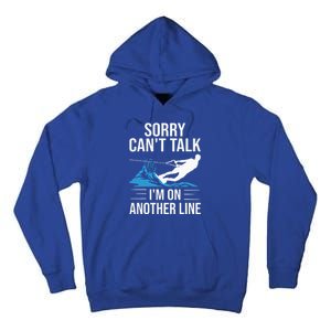 Funny Water Ski Designs For Women Water Skier Athletes Tall Hoodie