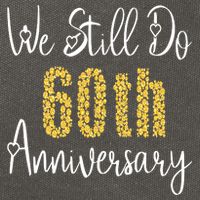 Funny We Still Do 60th Anniversary 60 Years Of Marriage Cotton Canvas Backpack