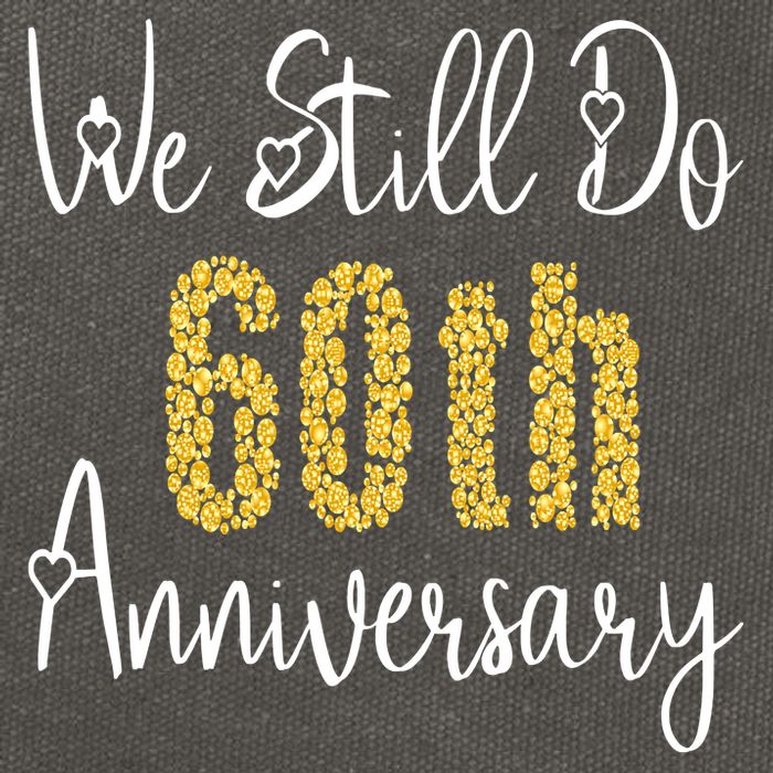 Funny We Still Do 60th Anniversary 60 Years Of Marriage Cotton Canvas Backpack