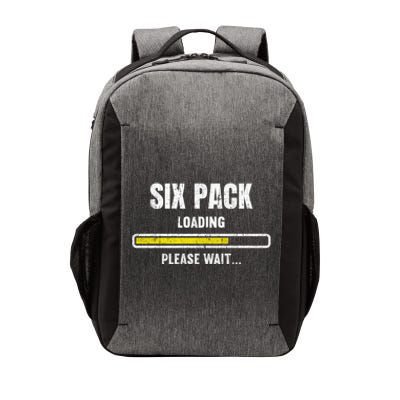 Funny Workout Saying Gift Six Pack Loading Please Wait Gift Vector Backpack