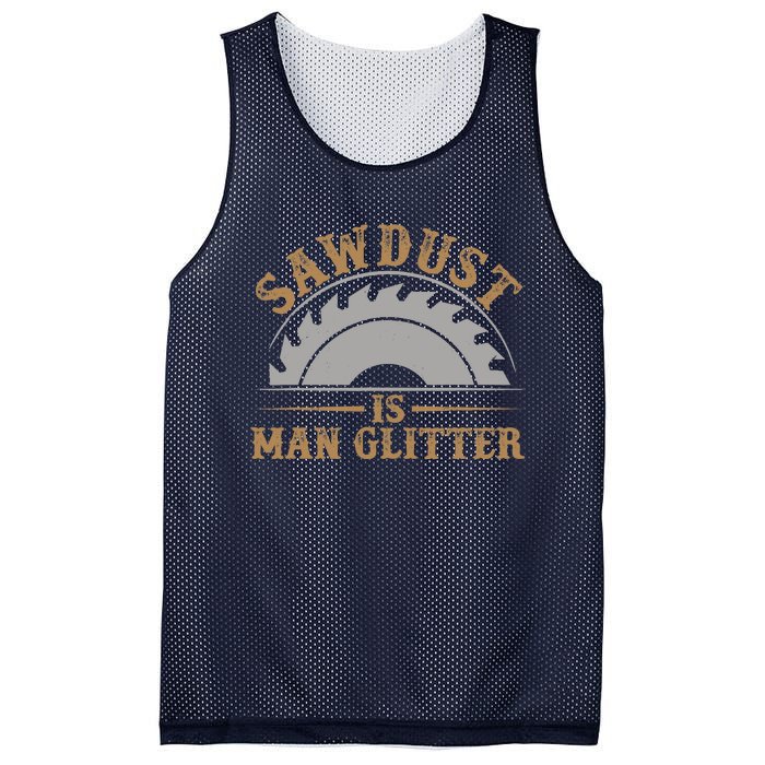 Funny Woodworking Sawdust Glitter Graphic For Carpenter Mesh Reversible Basketball Jersey Tank