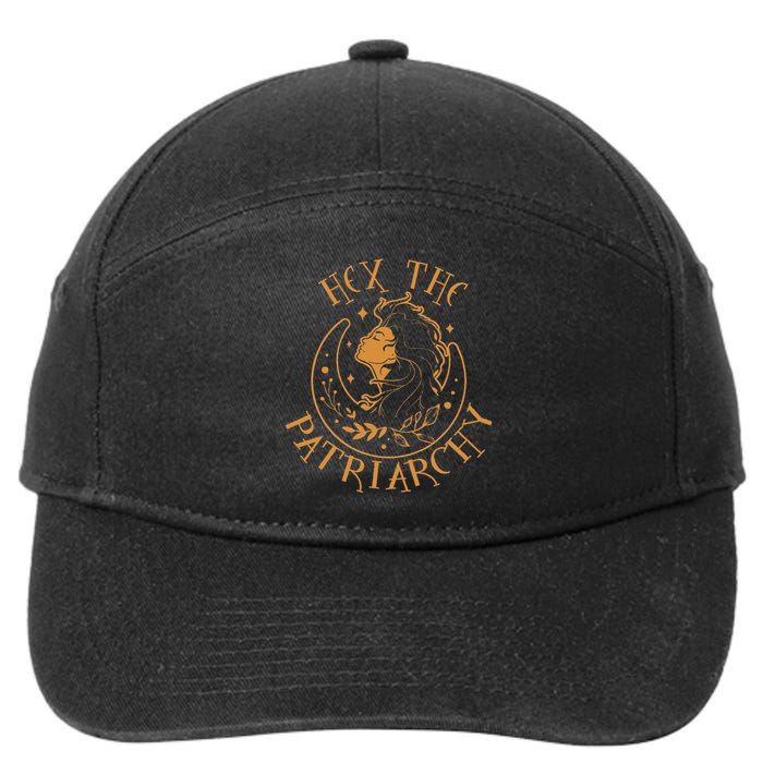 Feminist Witch Smash The Patriarchy Hex The Patriarchy 7-Panel Snapback Hat