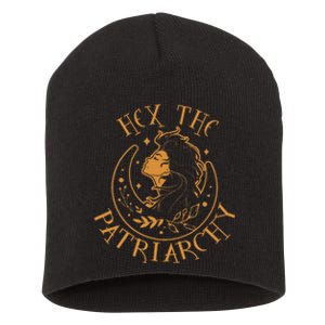 Feminist Witch Smash The Patriarchy Hex The Patriarchy Short Acrylic Beanie