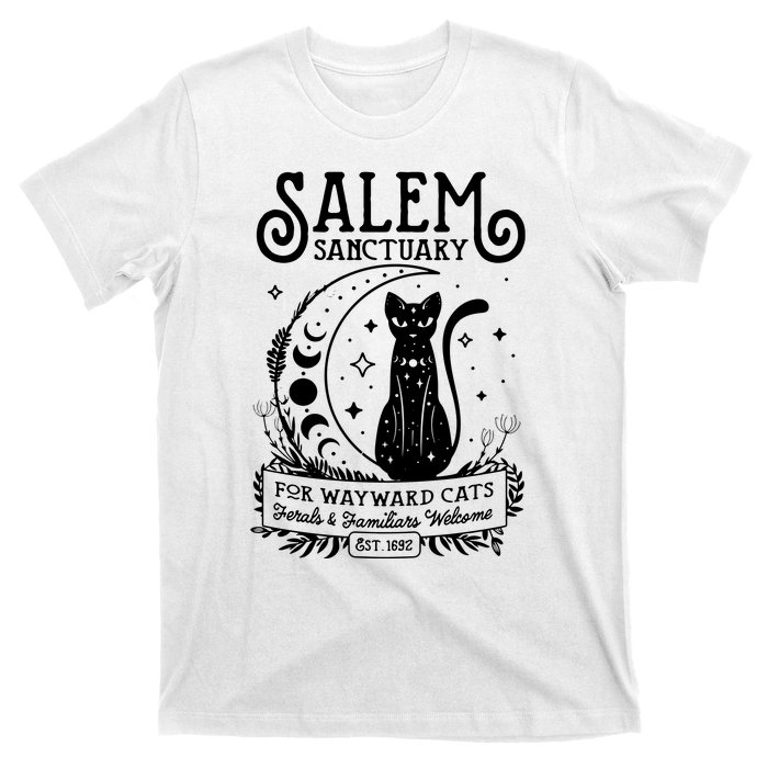 Funny Witch Salem Home For Wayward Black Cats 1692 Halloween Sweat T-Shirt