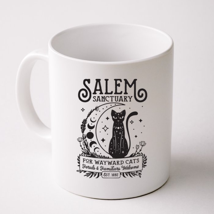 Funny Witch Salem Home For Wayward Black Cats 1692 Halloween Coffee Mug