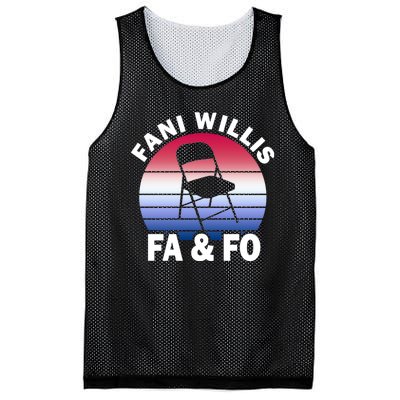 Fani Willis Says Fuck Around & Find Out Mesh Reversible Basketball Jersey Tank