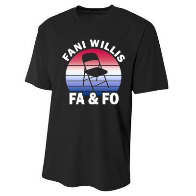 Fani Willis Says Fuck Around & Find Out Performance Sprint T-Shirt