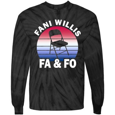 Fani Willis Says Fuck Around & Find Out Tie-Dye Long Sleeve Shirt