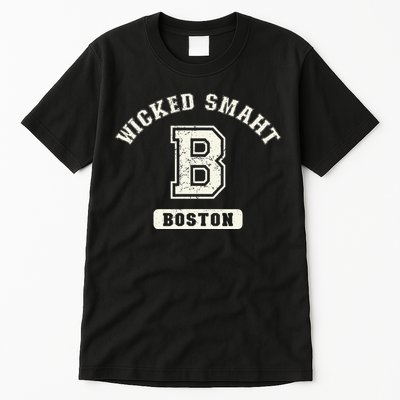 Funny Wicked Smaht Boston Massachusetts Tall T-Shirt