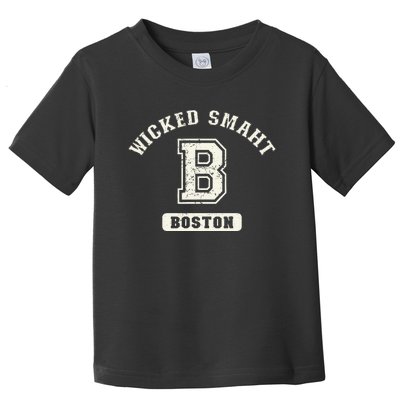 Funny Wicked Smaht Boston Massachusetts Toddler T-Shirt