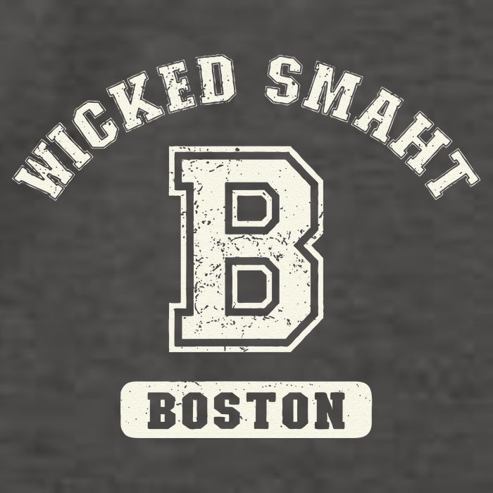 Funny Wicked Smaht Boston Massachusetts Vector Backpack