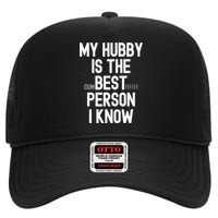 Funny Wife Sarcastic from Husband for Wo for Wife Gifts High Crown Mesh Back Trucker Hat