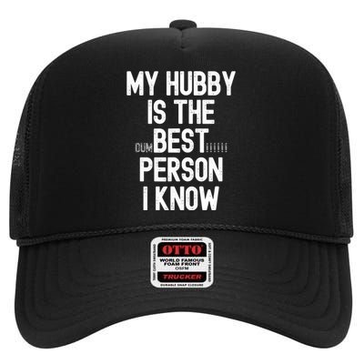 Funny Wife Sarcastic from Husband for Wo for Wife Gifts High Crown Mesh Back Trucker Hat