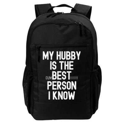 Funny Wife Sarcastic from Husband for Wo for Wife Gifts Daily Commute Backpack