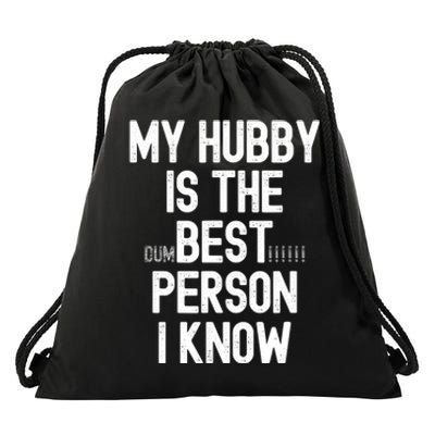 Funny Wife Sarcastic from Husband for Wo for Wife Gifts Drawstring Bag