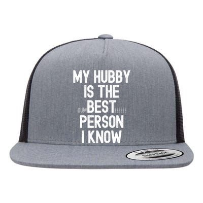 Funny Wife Sarcastic from Husband for Wo for Wife Gifts Flat Bill Trucker Hat