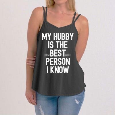 Funny Wife Sarcastic from Husband for Wo for Wife Gifts Women's Strappy Tank