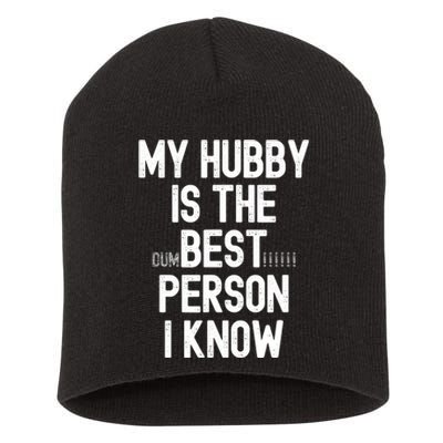 Funny Wife Sarcastic from Husband for Wo for Wife Gifts Short Acrylic Beanie