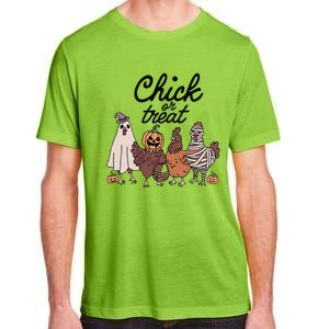 Funny Witch Spooky Chicken Halloween Costume Chick Or Treat Gift Adult ChromaSoft Performance T-Shirt