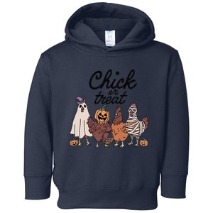 Funny Witch Spooky Chicken Halloween Costume Chick Or Treat Gift Toddler Hoodie