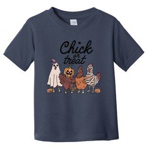 Funny Witch Spooky Chicken Halloween Costume Chick Or Treat Gift Toddler T-Shirt