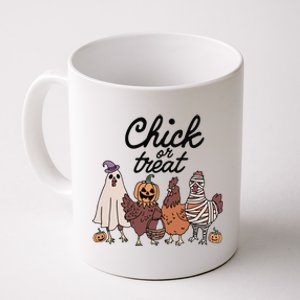 Funny Witch Spooky Chicken Halloween Costume Chick Or Treat Gift Coffee Mug