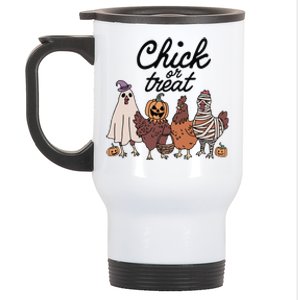 Funny Witch Spooky Chicken Halloween Costume Chick Or Treat Gift Stainless Steel Travel Mug