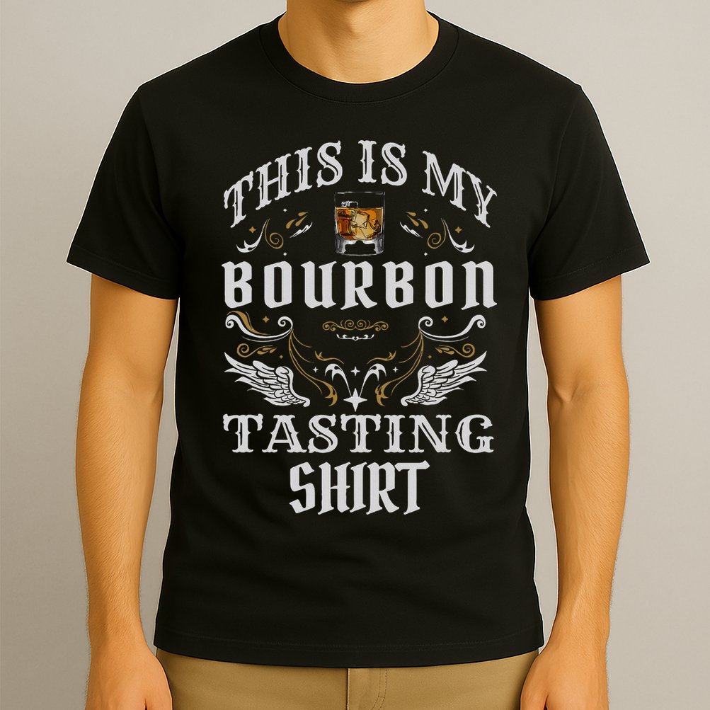 Funny Whiskey This Is My Bourbon Tasting T-Shirt