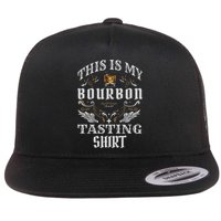 Funny Whiskey This Is My Bourbon Tasting Flatbill Hat