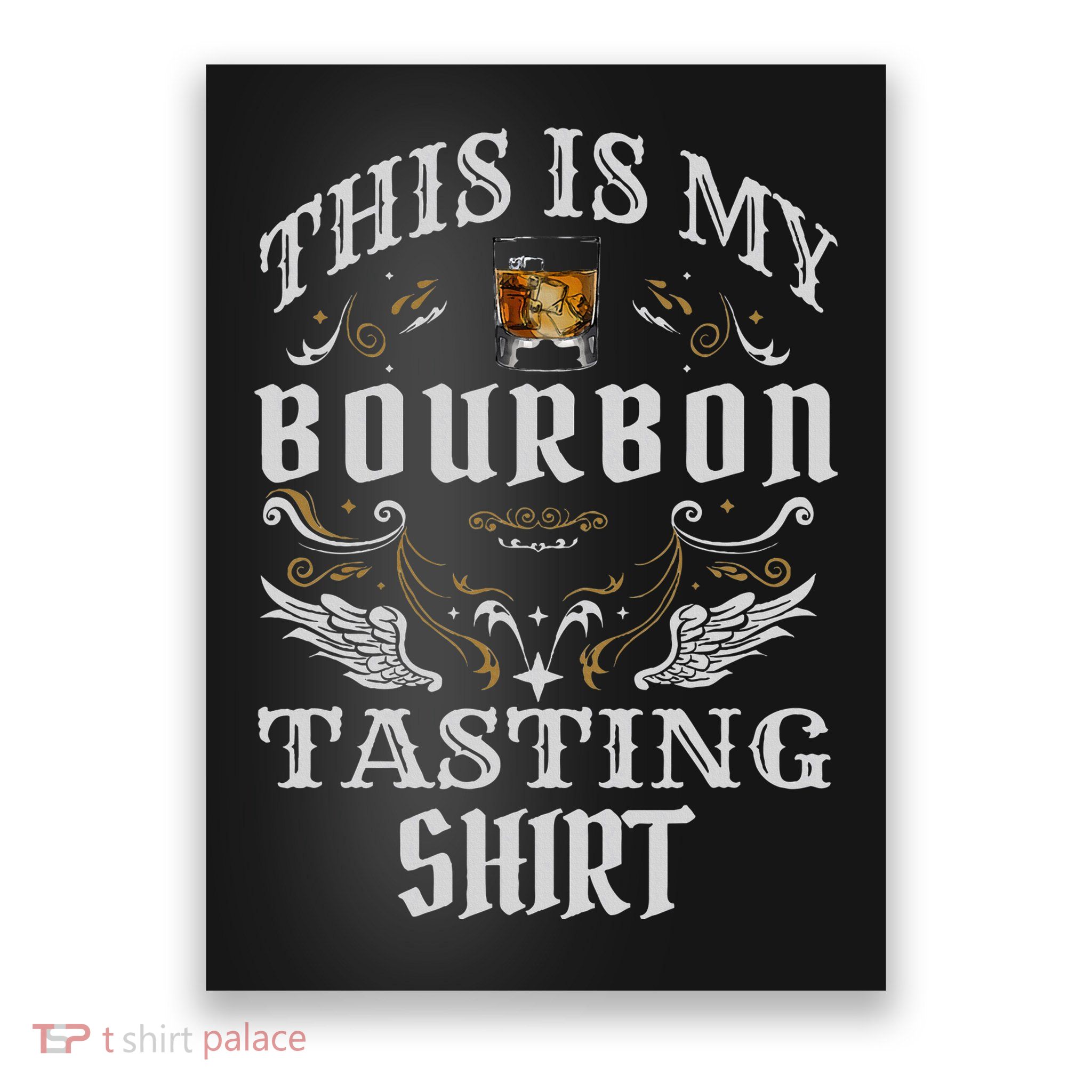 Funny Whiskey This Is My Bourbon Tasting Poster