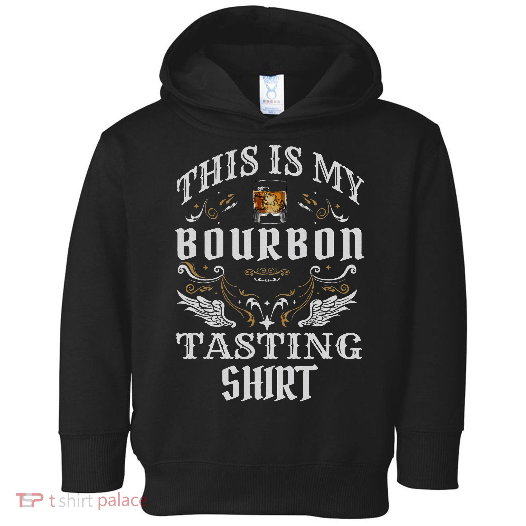 Funny Whiskey This Is My Bourbon Tasting Toddler Hoodie