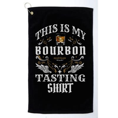 Funny Whiskey This Is My Bourbon Tasting Golf Towel