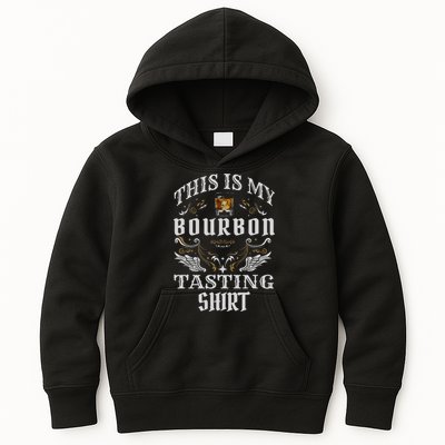 Funny Whiskey This Is My Bourbon Tasting Kids Hoodie
