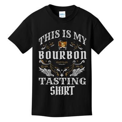Funny Whiskey This Is My Bourbon Tasting Kids T-Shirt